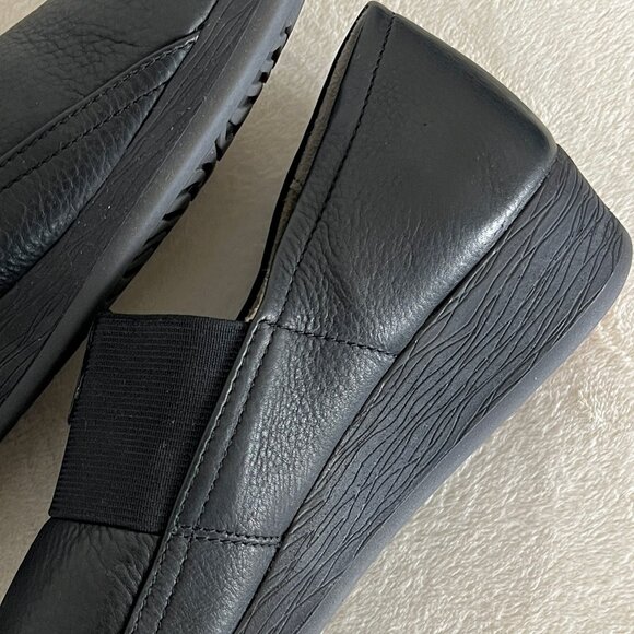 NEW Softinos® Black Leather Slip On Shoes Size 39 from Portugal 🎉Host Pick🎉 - Picture 7 of 9